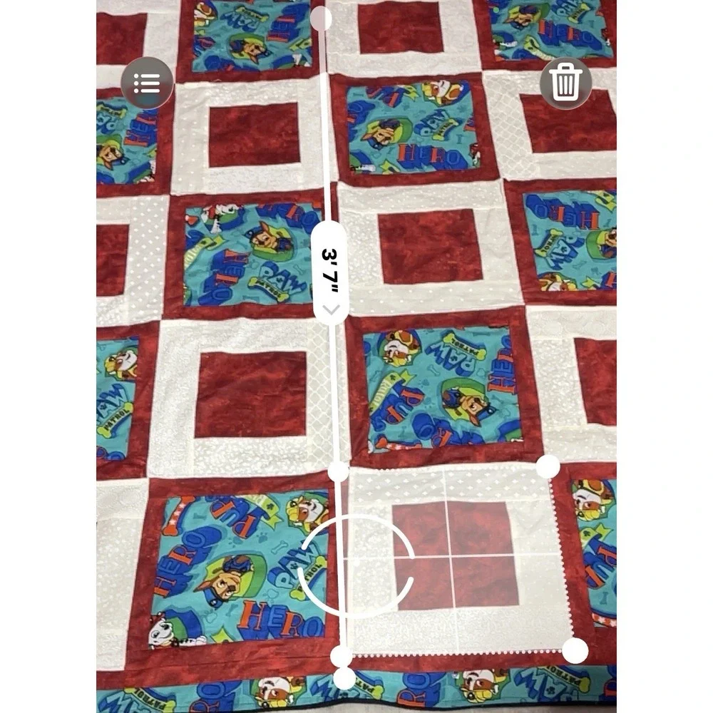 Project Linus Colorful Handmade PAL Patrol Patchwork Bed Crib Quilt‎   43
